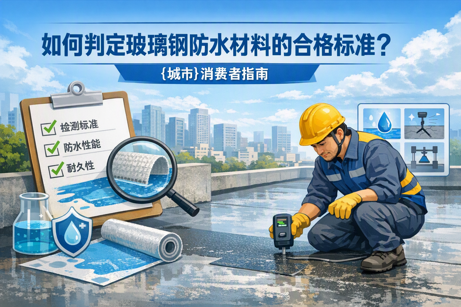 如何判定玻璃钢防水材料的合格标准？ 温州 消费者指南