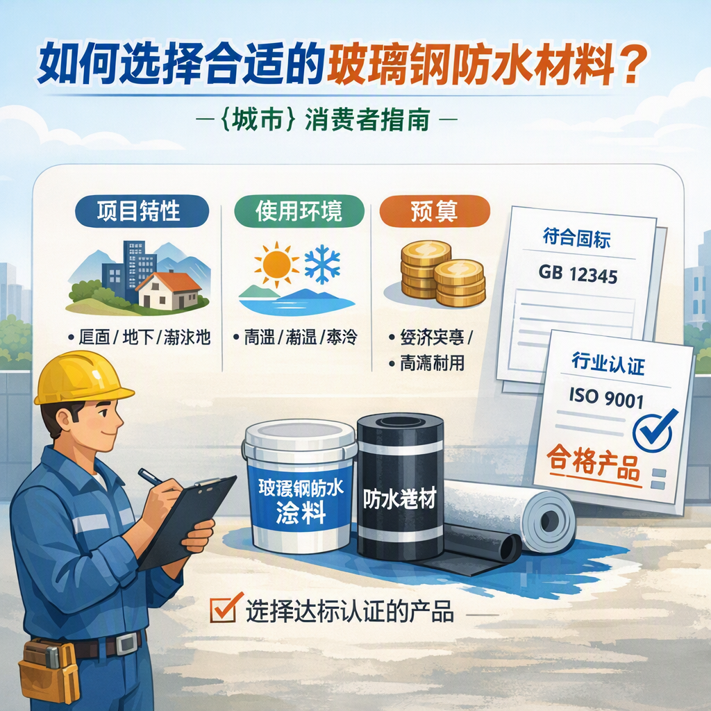 如何判定玻璃钢防水材料的合格标准? 温州 消费者指南