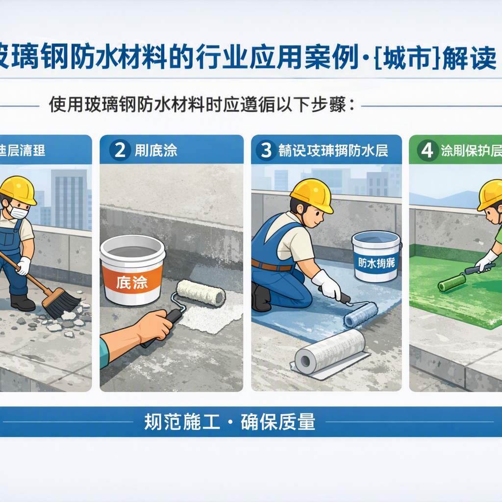 玻璃钢防水材料的行业应用案例,温州解读