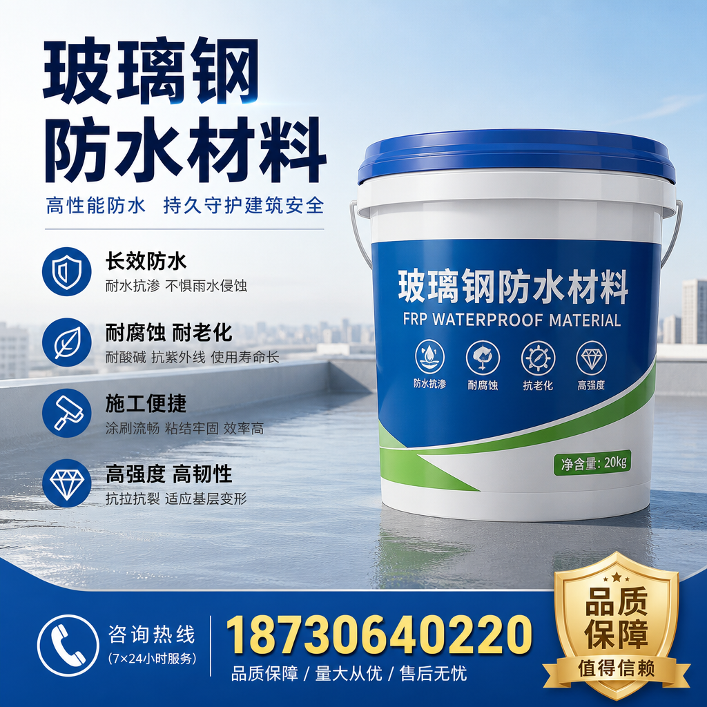 专家解析:玻璃钢防水材料的市场前景分析在 温州