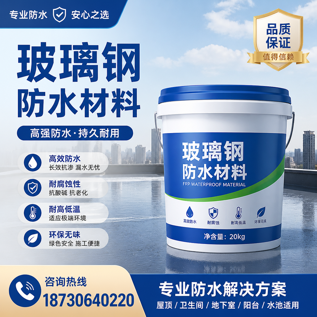 了解玻璃钢防水材料的市场趋势,温州 企业不可不知